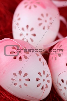 Flowery Easter eggs