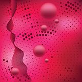 Abstract elegance background with balls.