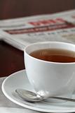 Tea and newspaper
