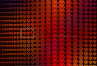 abstract small hearts background