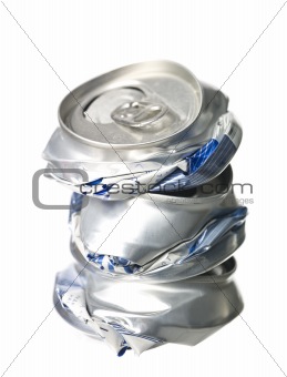 Crushed Aluminium Cans