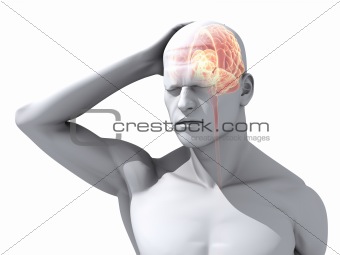headache/migraine illustration