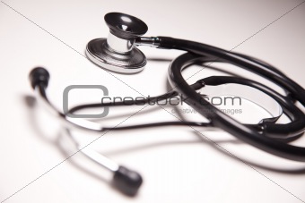 Stethoscope on Gradated Background with Selective Focus.