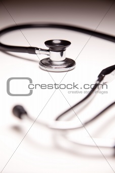 Stethoscope on Gradated Background with Selective Focus.