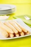 lots of tasty white asparagus