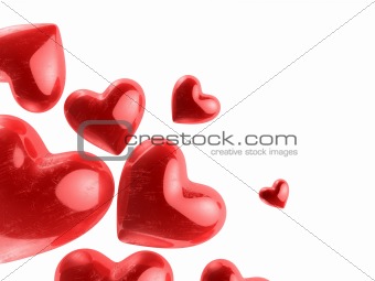 beautiful valentine`s hearts
