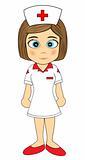 Cute Little Girl Nurse