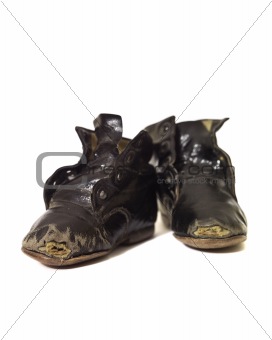 Worn vintage shoes