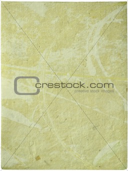 Cream handmade sheet of paper