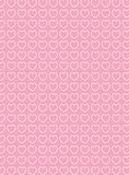 Vector Swatch Heart Striped Fabric Background