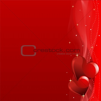 Red Valentine's day background