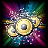 music colorful disco illustration
