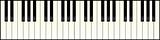 piano keyboard long