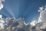 Clouds and sun rays