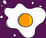 Splatter egg