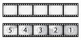 Film strip and film countdown
