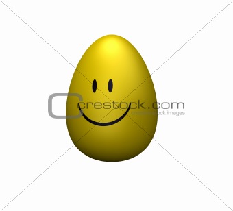 smiling easter egg
