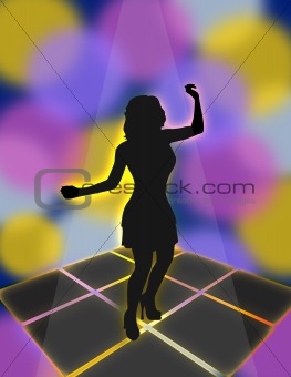 girl dances