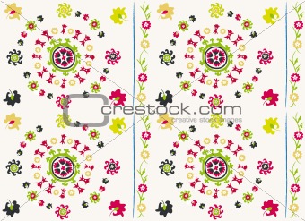 Spring Indian pattern