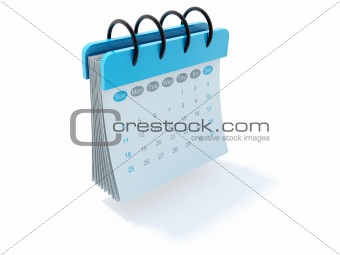 Blue Calendar Icon