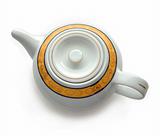  White china teapot. 
