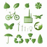 Ecology and nature icons 