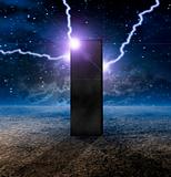 Strange Monolith on Lifeless Planet