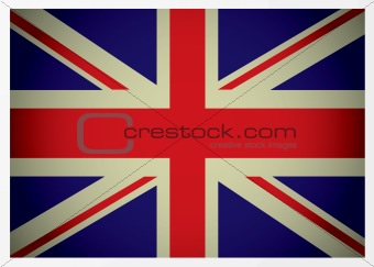 aged british flag
