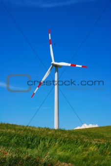 Lonely wind turbine