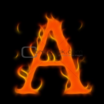 Abstract symbol of alphabet