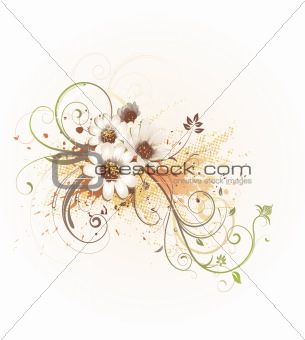 Floral Decorative background