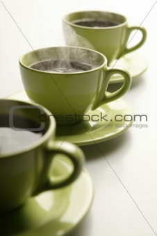 Steaming mugs 2