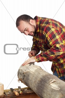 Man with Chisel