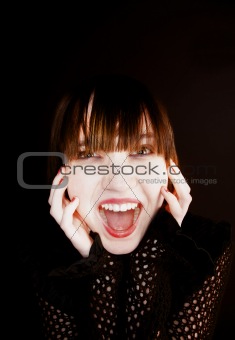 Screaming Young Girl