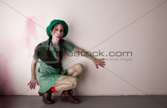 Woman scout zombie