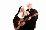 Musical Priest and Nun