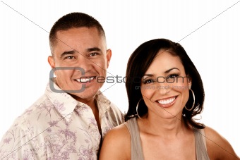 Attractive Hispanic Couple