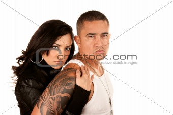Tough Hispanic Couple