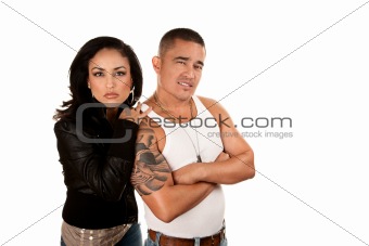 Tough Hispanic Couple