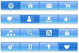 Blue Bar Internet Icons