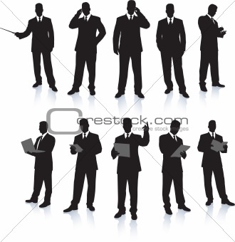 Businessman Silhouette Collection