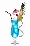 Blue Curacao cocktail
