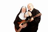 Musical priest and nun