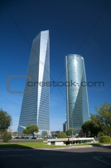 two madrid skyscrapers