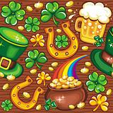 St. Patrick's Day seamless background