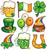 St. Patrick's Day icon set series 2