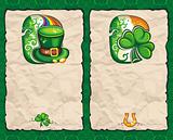 St. Patrick's Day paper backgrounds series 1