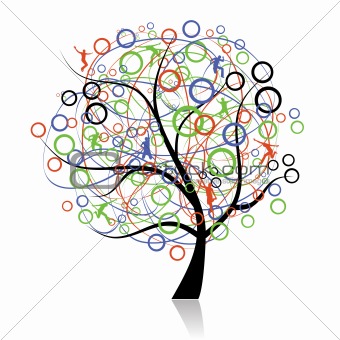 Connecting peoples, web tree