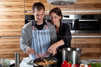 Cooking together