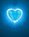 blue cold icy heart